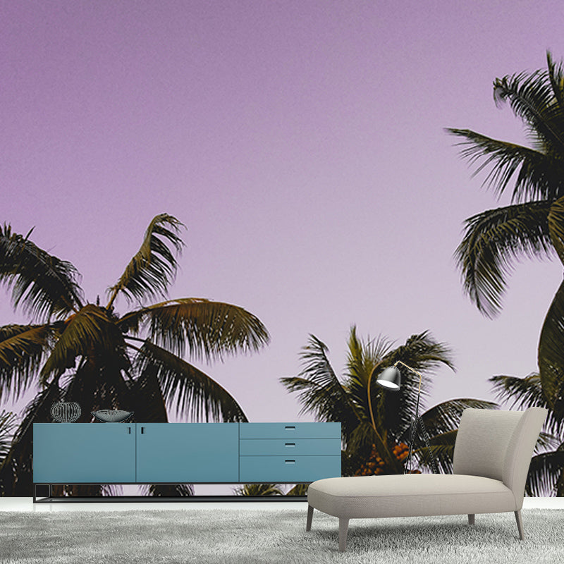 Tropical Trees Plant Wall Covering for Living Room Bedroom Home Decor, Customized Size