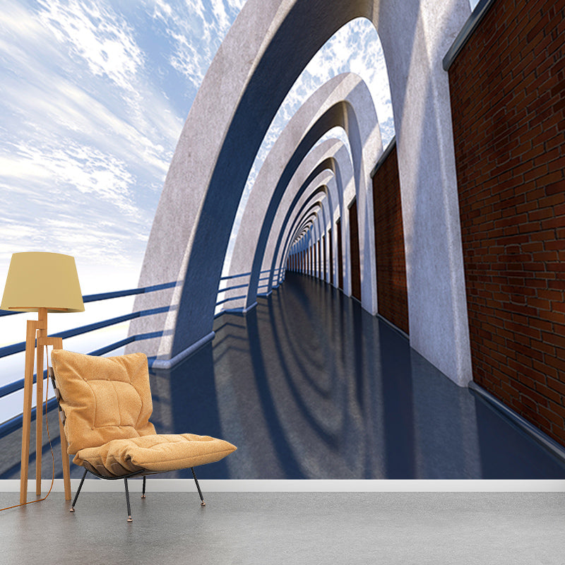 Bedroom Spatial Extension Mural for Sitting Room Water Resistant, Customized Size