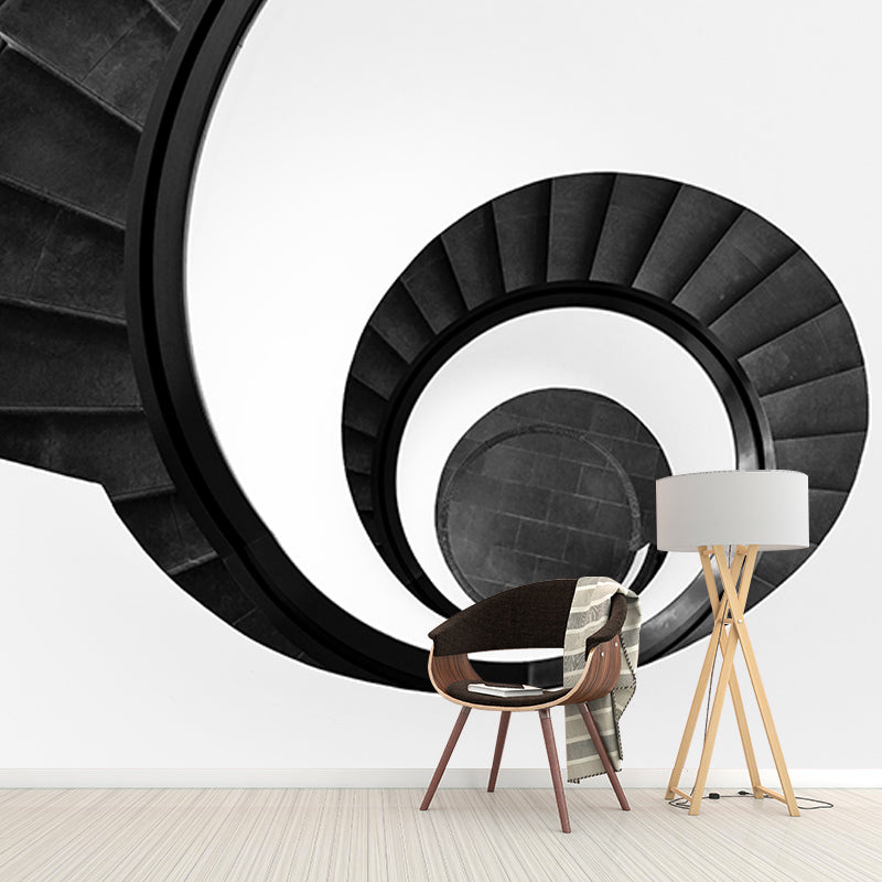 Spatial Extension Mural Large Size Wall Covering for Home, Moisture Resistant