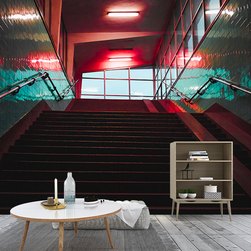 Spatial Extension Mural Large Size Wall Covering for Home, Moisture Resistant