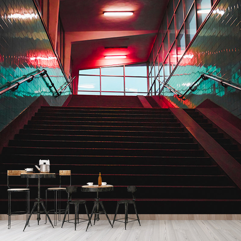 Spatial Extension Mural Large Size Wall Covering for Home, Moisture Resistant