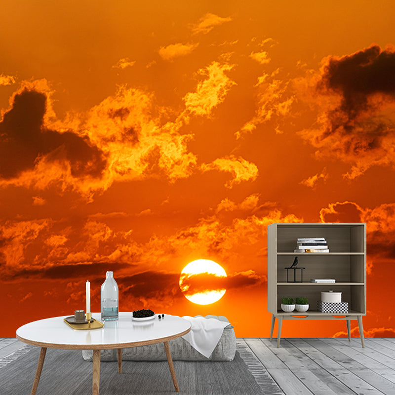 Mildew Resistant Mural Wallpaper Sky Landscapes Pattern for Wall Decor