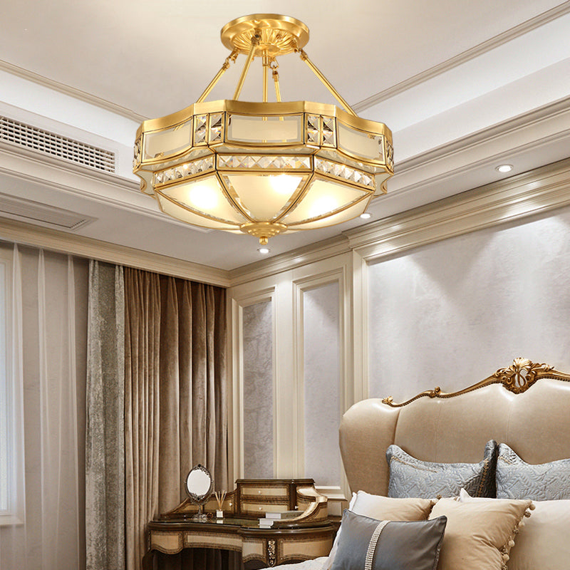 Drum Flush Mount Ceiling Light Fixtures Colonial Style Copper Ceiling Lights