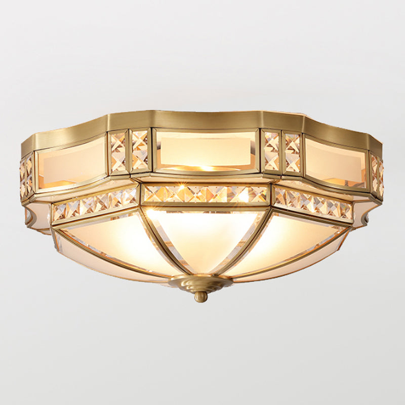 Drum Flush Mount Ceiling Light Fixtures Colonial Style Copper Ceiling Lights