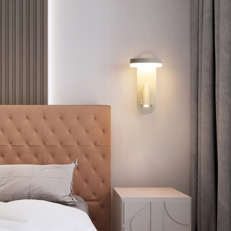 2 lichten Geometrische leeswand Licht Moderne stijl Metalen wandmontage Lichtmontage