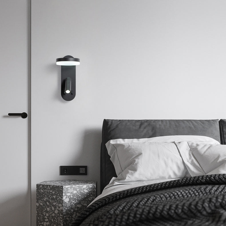 2 lichten Geometrische leeswand Licht Moderne stijl Metalen wandmontage Lichtmontage