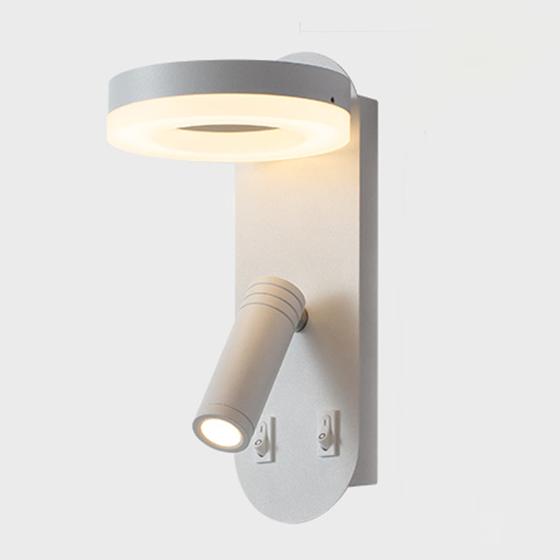 2 lichten Geometrische leeswand Licht Moderne stijl Metalen wandmontage Lichtmontage