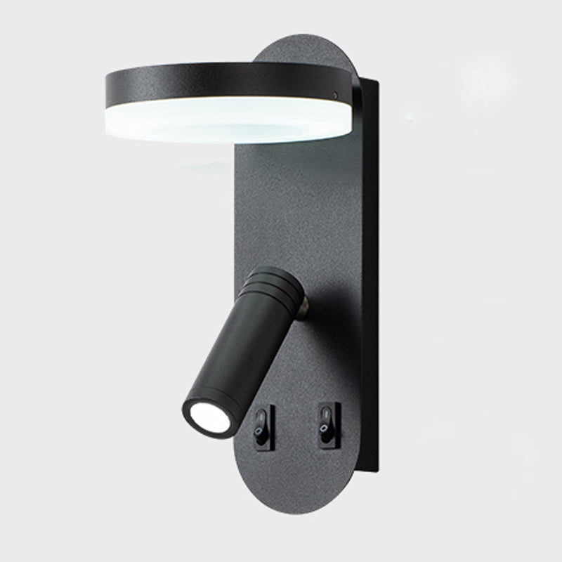 2 lichten Geometrische leeswand Licht Moderne stijl Metalen wandmontage Lichtmontage