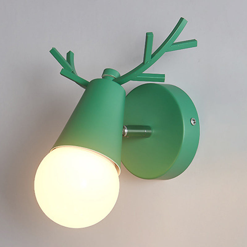 Lámpara de pared geométrica de estilo moderno metal 1 lámpara de luz de luz