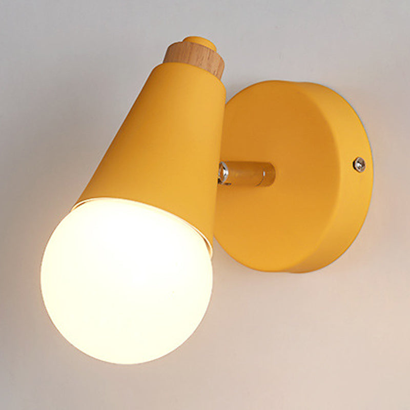 Lámpara de pared geométrica de estilo moderno metal 1 lámpara de luz de luz