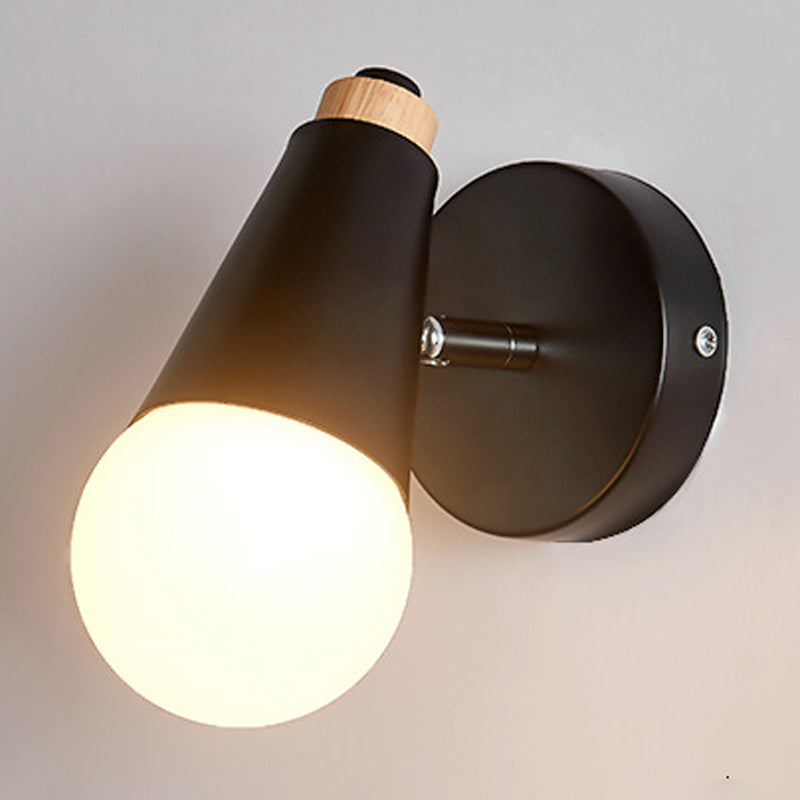 Lámpara de pared geométrica de estilo moderno metal 1 lámpara de luz de luz