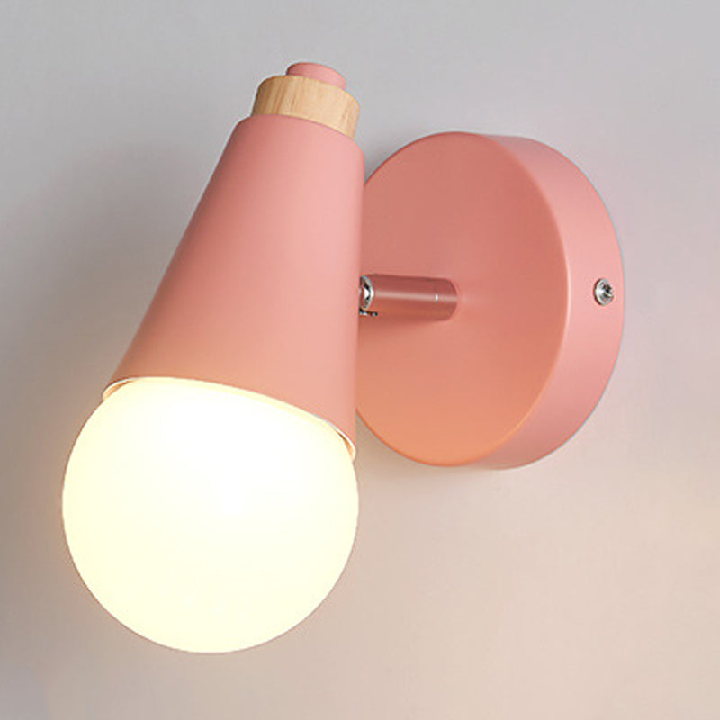 Lámpara de pared geométrica de estilo moderno metal 1 lámpara de luz de luz