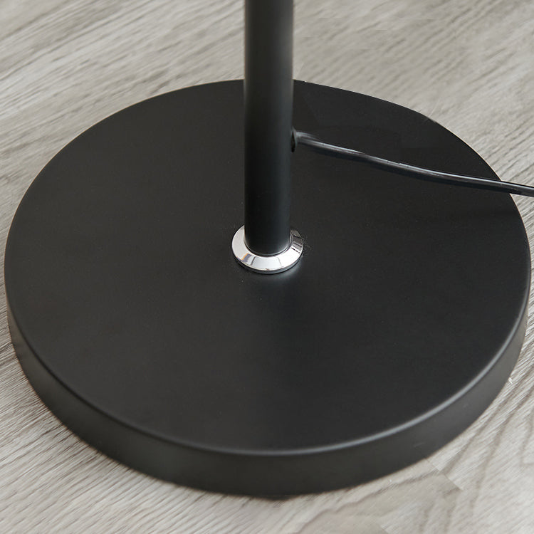 1 lampes standard en forme de cône légère lampadaire en tissu moderne pour le salon