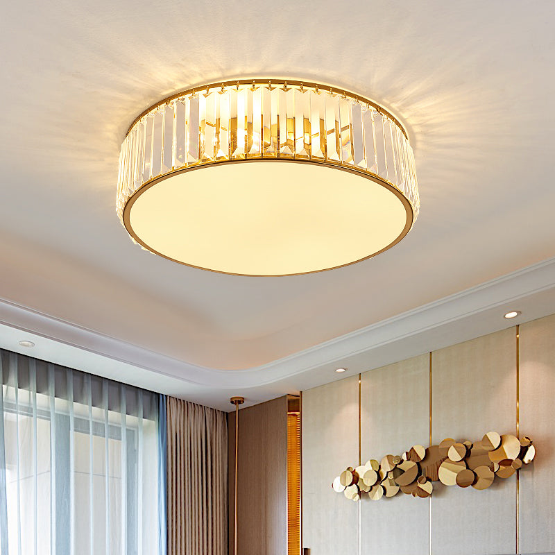Éclairage de plafond encastré en cristal, plafonniers modernes pour salon