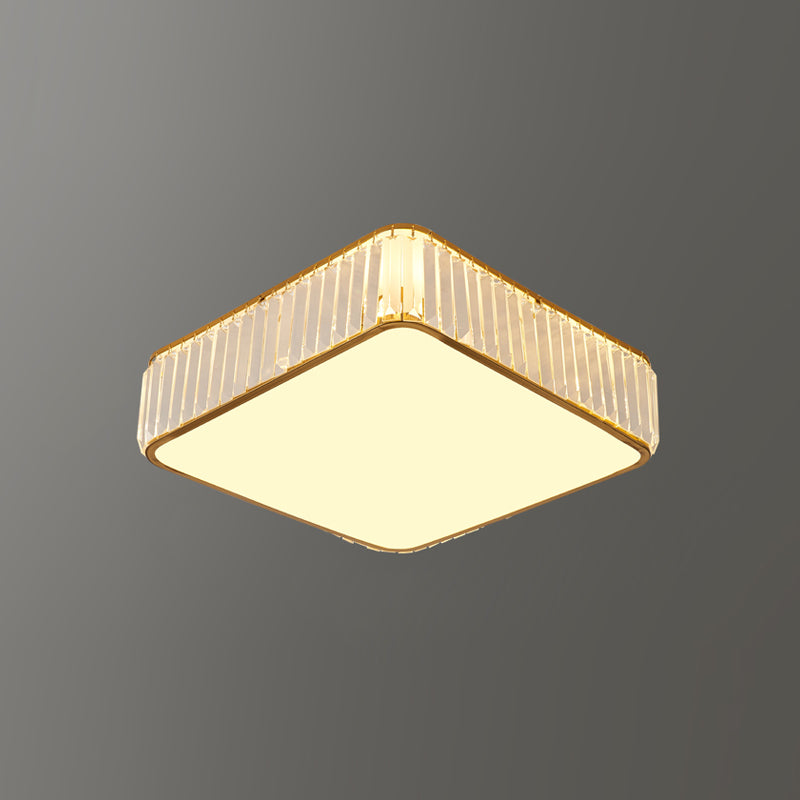 Éclairage de plafond encastré en cristal, plafonniers modernes pour salon