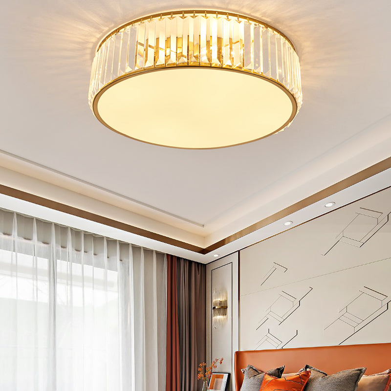 Éclairage de plafond encastré en cristal, plafonniers modernes pour salon