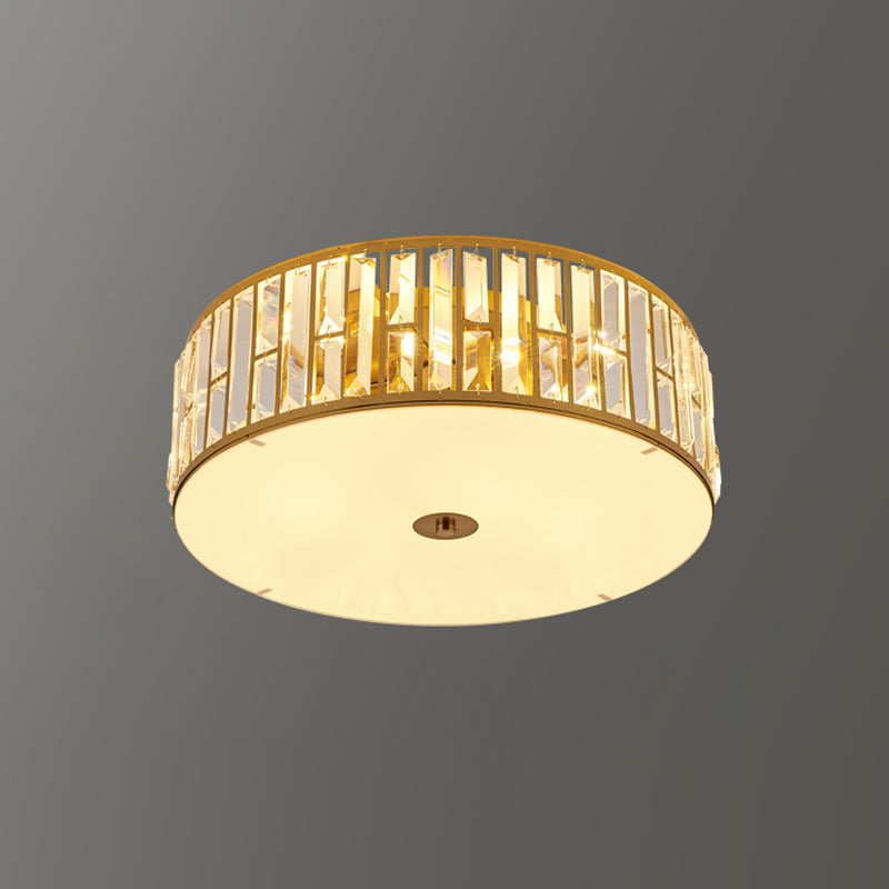 Éclairage de plafond encastré en cristal, plafonniers modernes pour salon