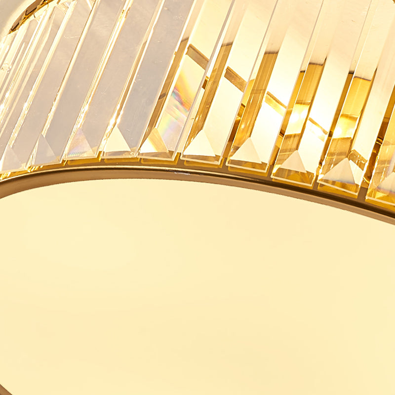 Éclairage de plafond encastré en cristal, plafonniers modernes pour salon