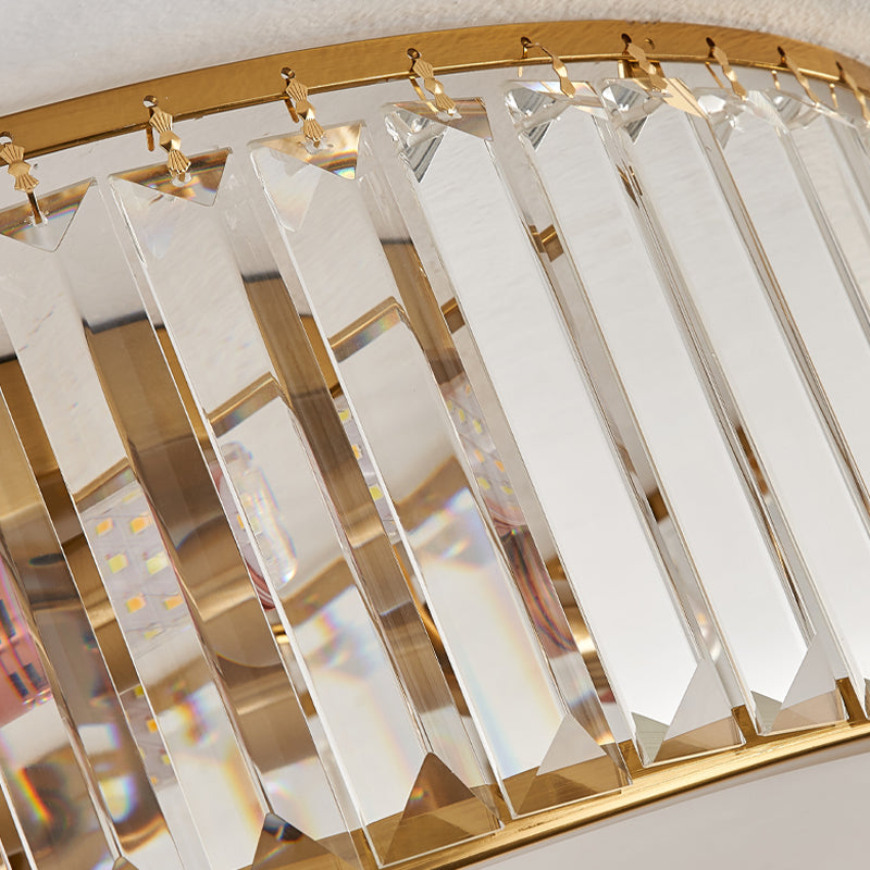 Éclairage de plafond encastré en cristal, plafonniers modernes pour salon