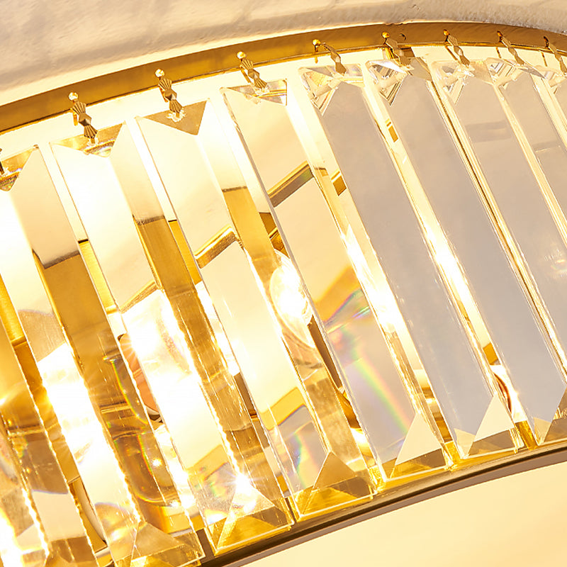 Éclairage de plafond encastré en cristal, plafonniers modernes pour salon