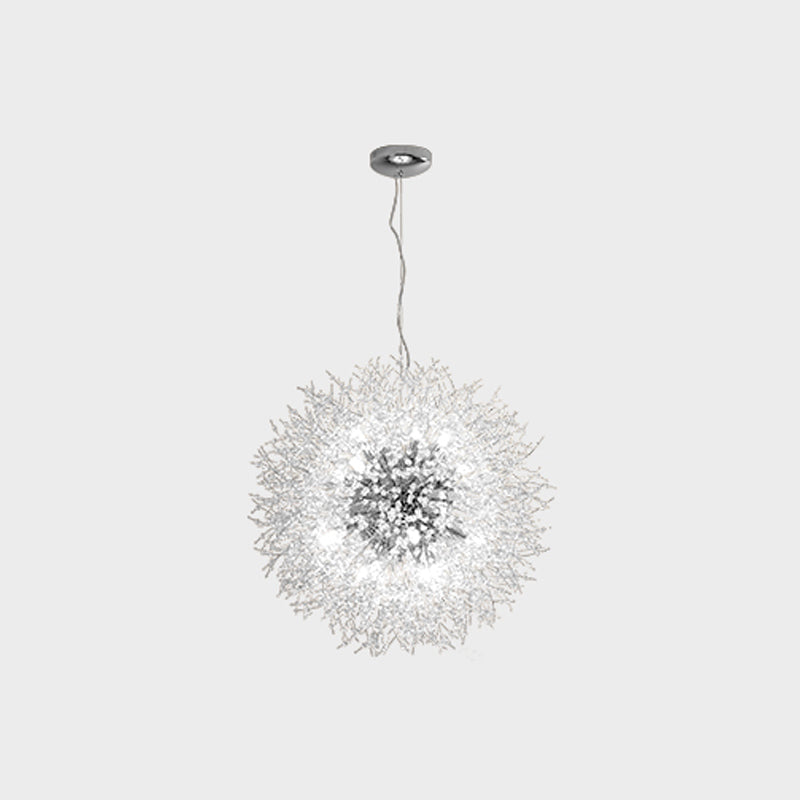 Lámparas de lámparas de araña de metal modernas Dandelion Multi-head Suspension Lamps