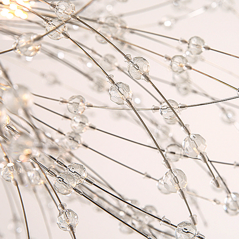 Lámparas de lámparas de araña de metal modernas Dandelion Multi-head Suspension Lamps