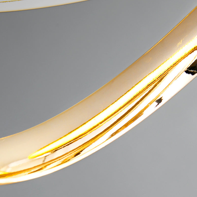 Lámparas de lámparas de lámpara de metal modernas Twist Lámparas colgantes de suspensión de 1 luces