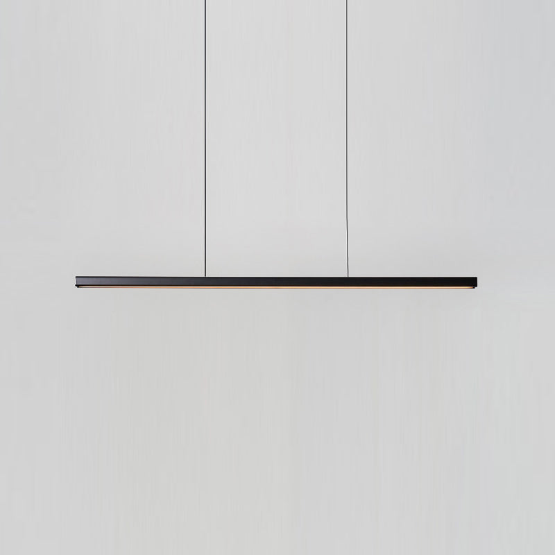 LED einfache Anhängerlampe Küche Esszimmer Moderner langer Kronleuchterleuchte für lange Streifen