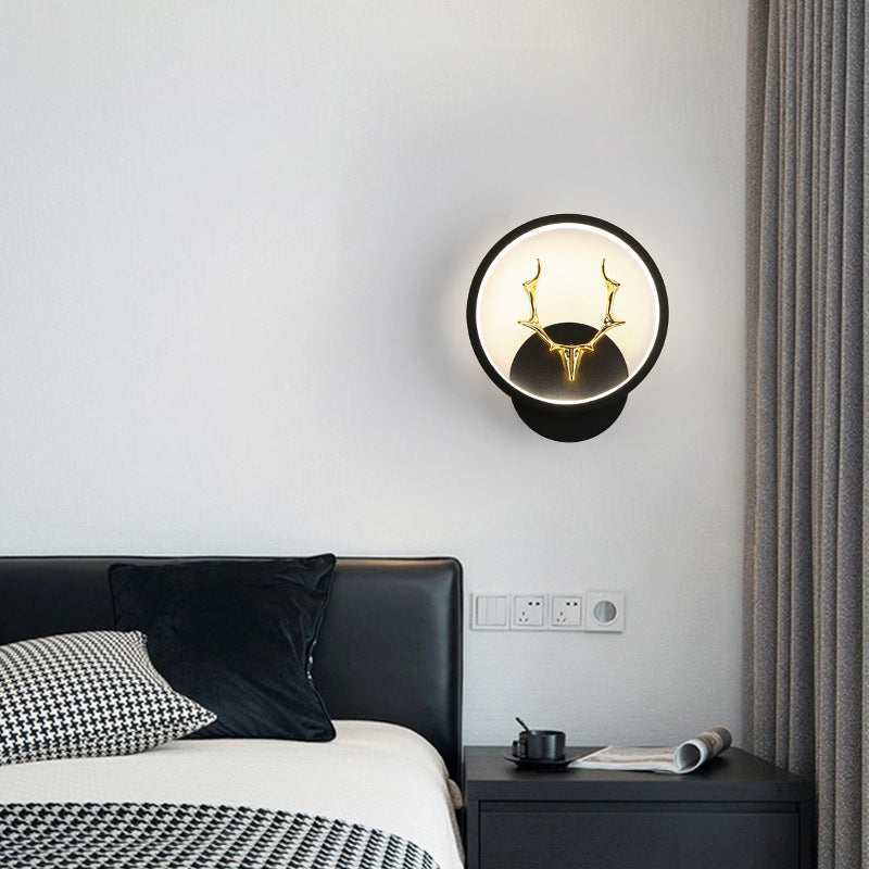 Luz de pared de la sala de estar Minimalismo moderno LED de montaje de pared de asta LED