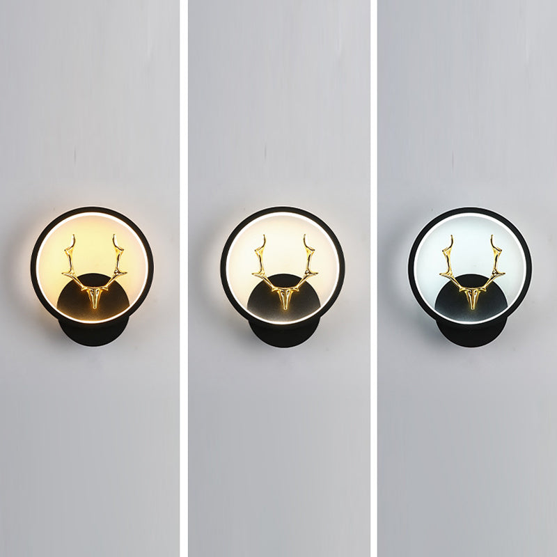 Luz de pared de la sala de estar Minimalismo moderno LED de montaje de pared de asta LED