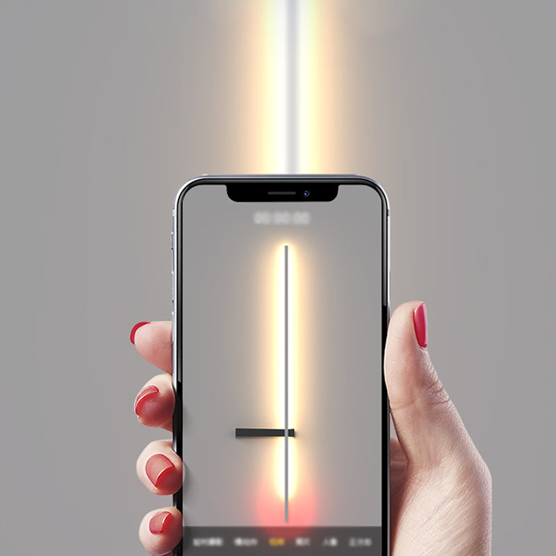 Luz de pared lineal de estilo moderno accesorios de lámpara de pared creativa para la cafetería cafetería