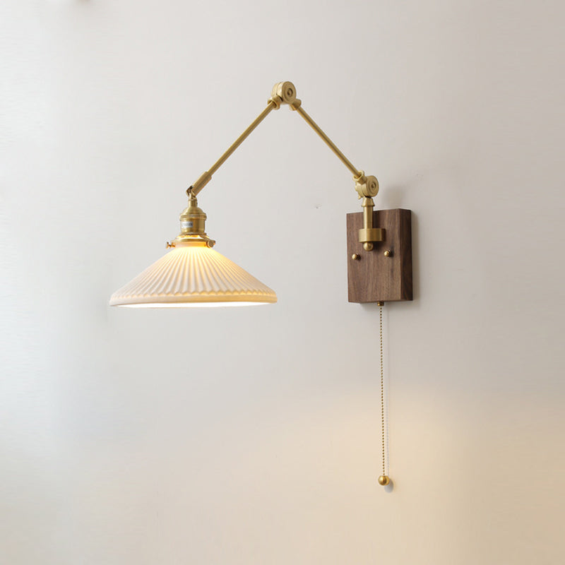 Sitting Room One Head Wall Sconce Contemporary Ceramic Wall Mounted Light Fixture