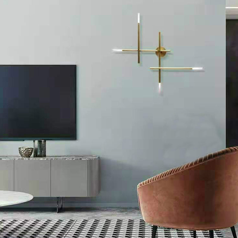 Modern Style Linear Wall Light Creative Wall Sconce Lights for Drawing Room Living Room