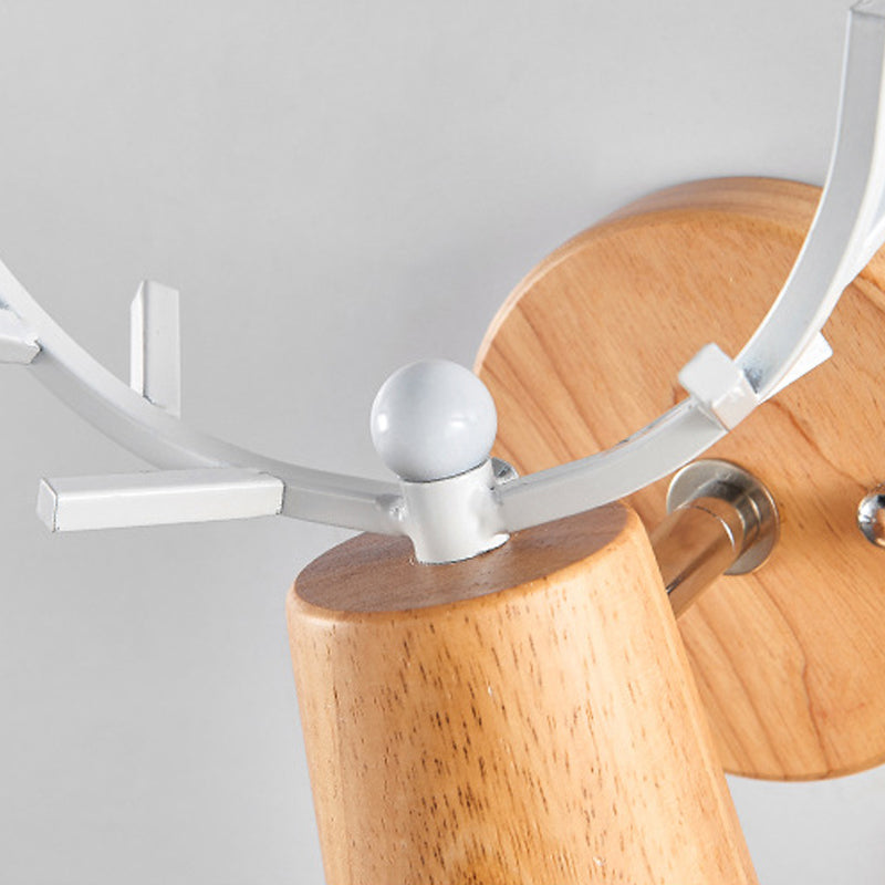 Simple Log Wall Disponce Un bulbo Luz de la pared moderna de la pared para sala de estar