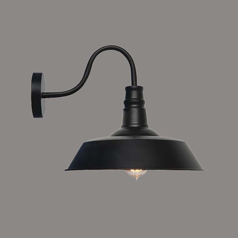 Lampada a muro di applione da parete in stile industriale a sparo da parete in metallo lampada montata