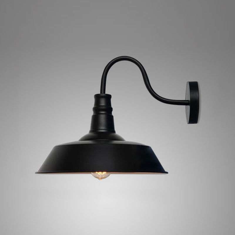 Lampada a muro di applione da parete in stile industriale a sparo da parete in metallo lampada montata