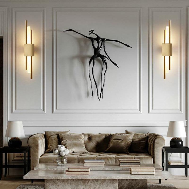 Modern Linear Wall Sconce Household Wall Lamp Fixture for Bedroom Sitting Room