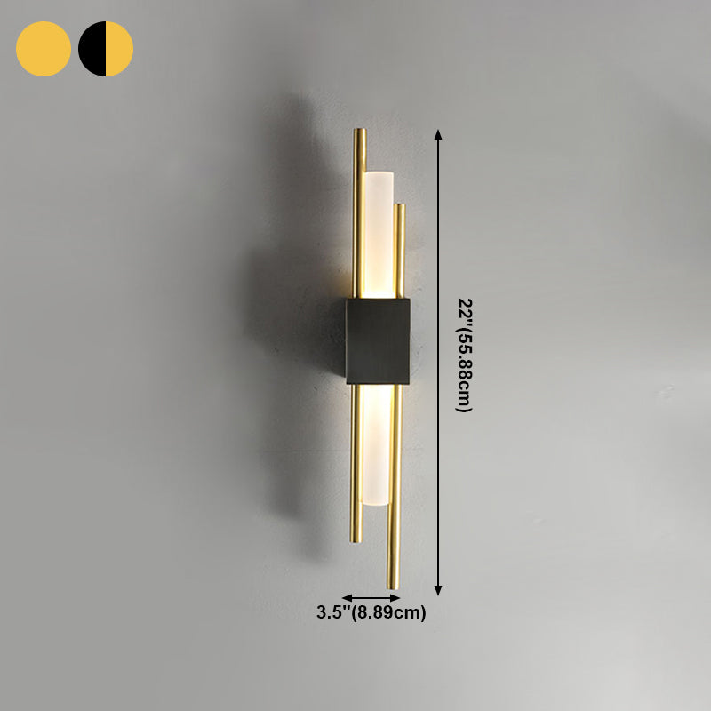 Modern Linear Wall Sconce Household Wall Lamp Fixture for Bedroom Sitting Room