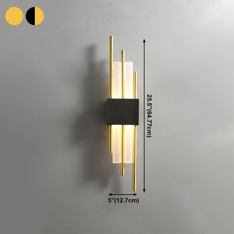 Modern Linear Wall Sconce Household Wall Lamp Fixture for Bedroom Sitting Room