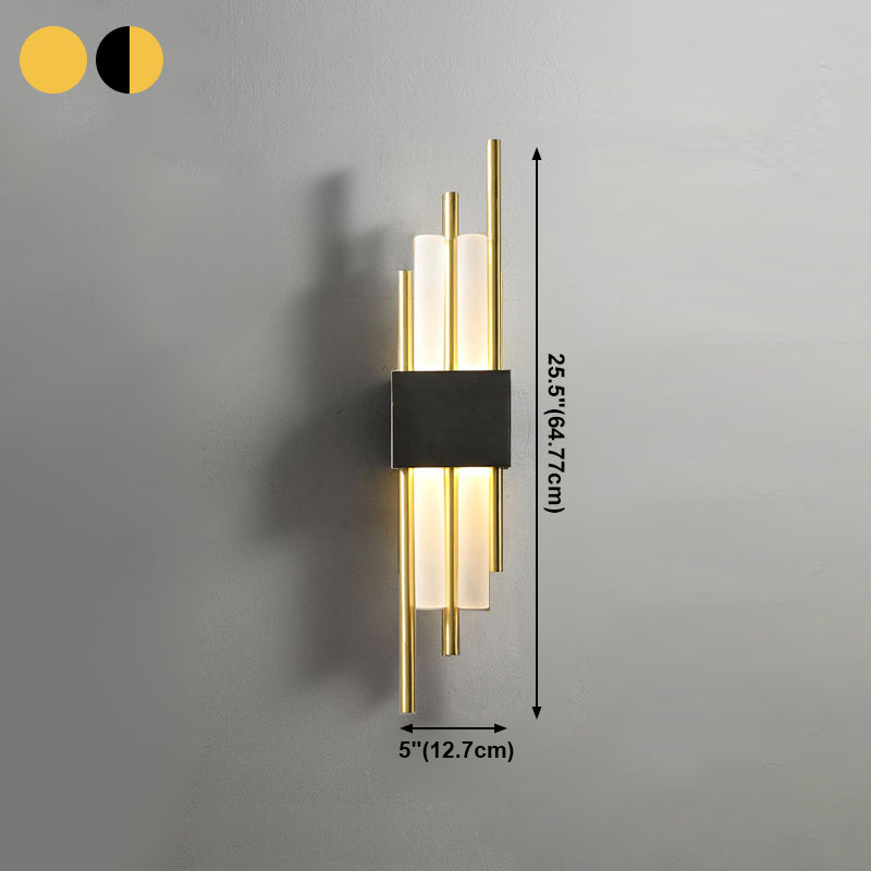 Modern Linear Wall Sconce Household Wall Lamp Fixture for Bedroom Sitting Room