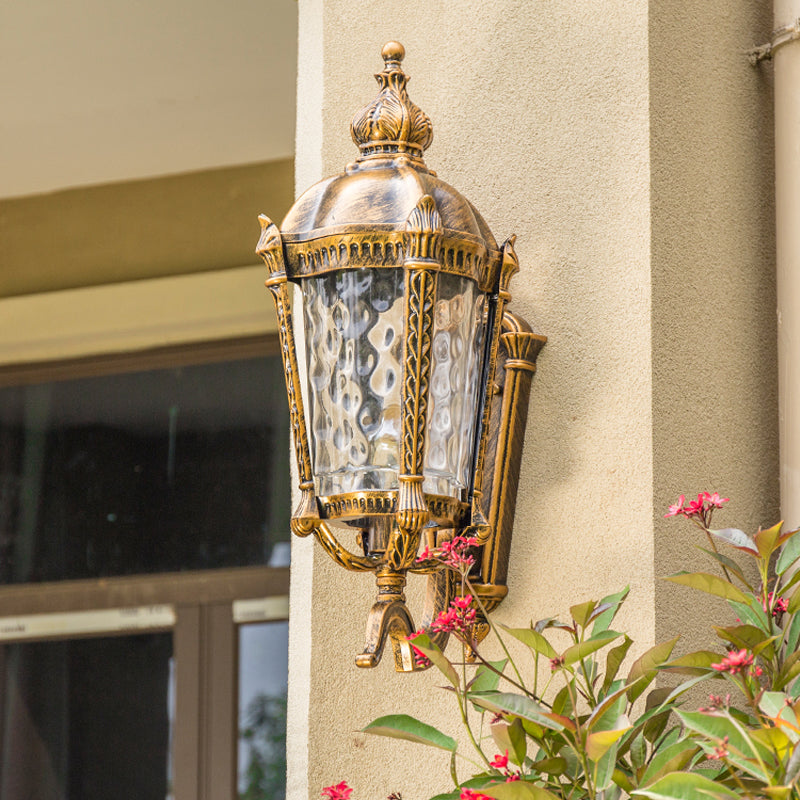 Luce di applique da parete in vetro Luce da parete in stile vintage Luce