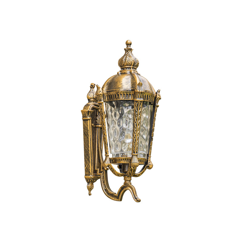 Luce di applique da parete in vetro Luce da parete in stile vintage Luce