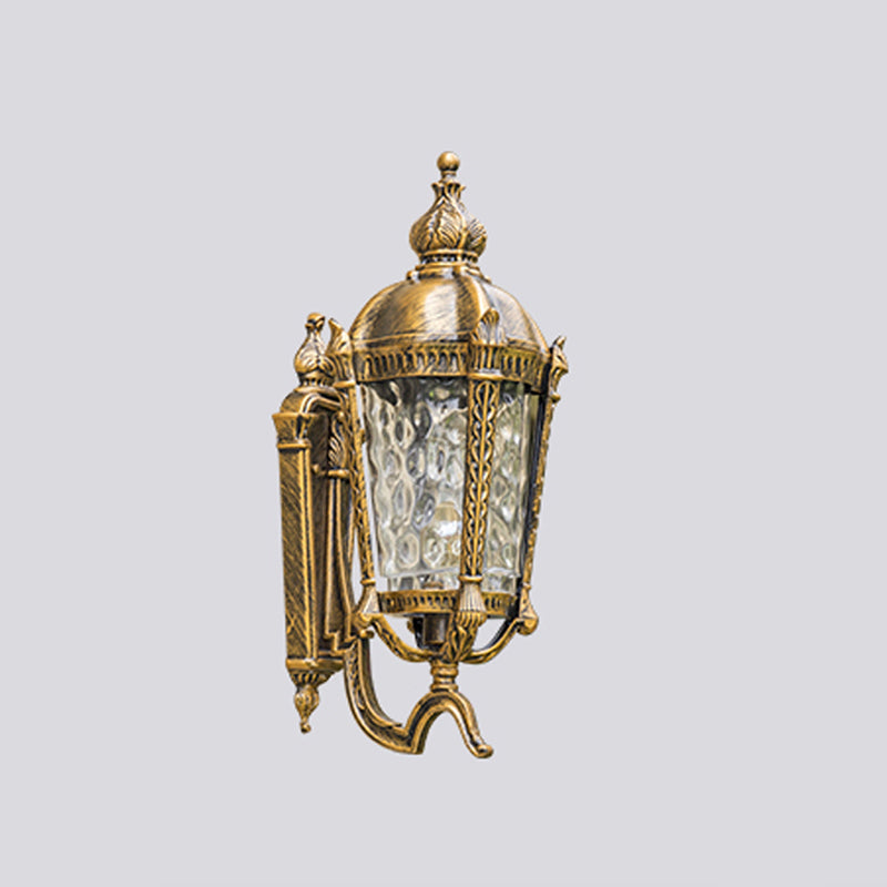 Luce di applique da parete in vetro Luce da parete in stile vintage Luce