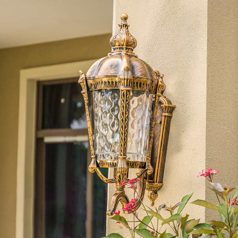 Luce di applique da parete in vetro Luce da parete in stile vintage Luce