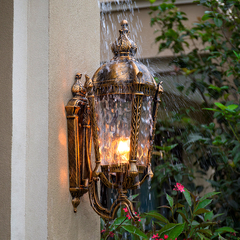 Luce di applique da parete in vetro Luce da parete in stile vintage Luce