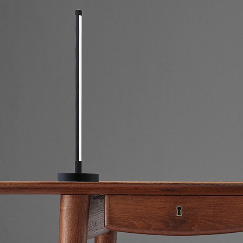 Modern Table Light Metallic Linear Table Lamp for Study Bedroom Sitting Room