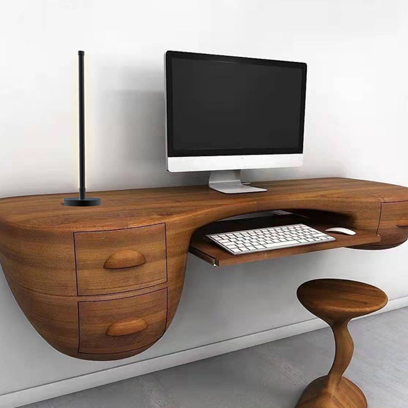 Modern Table Light Metallic Linear Table Lamp for Study Bedroom Sitting Room