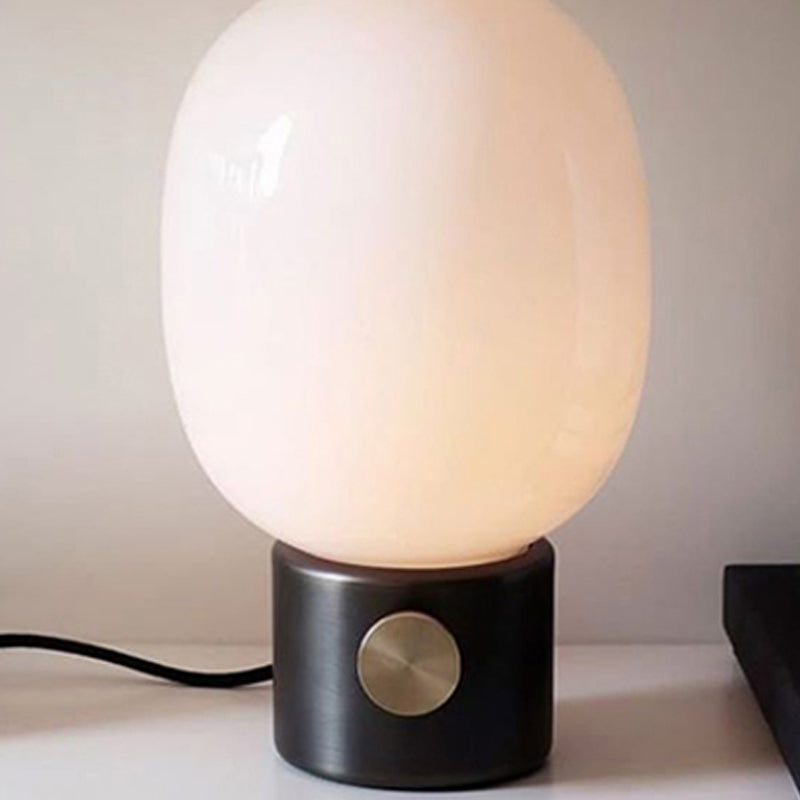 Nordic Style Simple Marble Table Lamp Modern Style Glass Desk Lamp for Study Bedroom