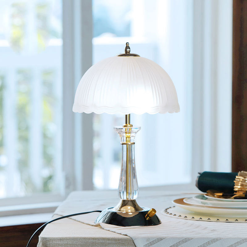Dome Shape Table Lamp Nordic Style 1 Light Table Light for Bedroom