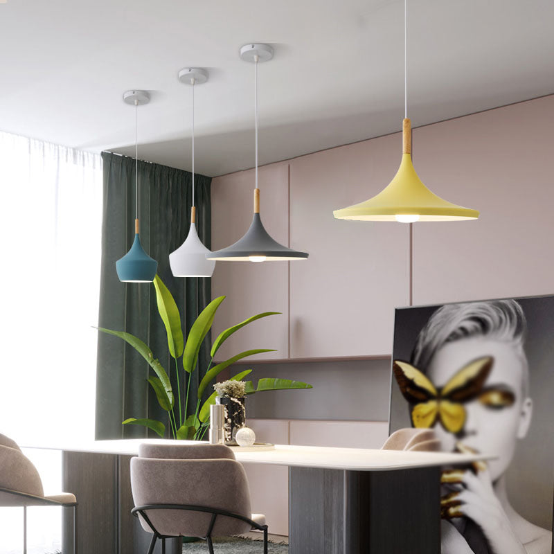 Simplicity Suspension Pendant Multi-color Hanging Pendant Lights for Bedroom